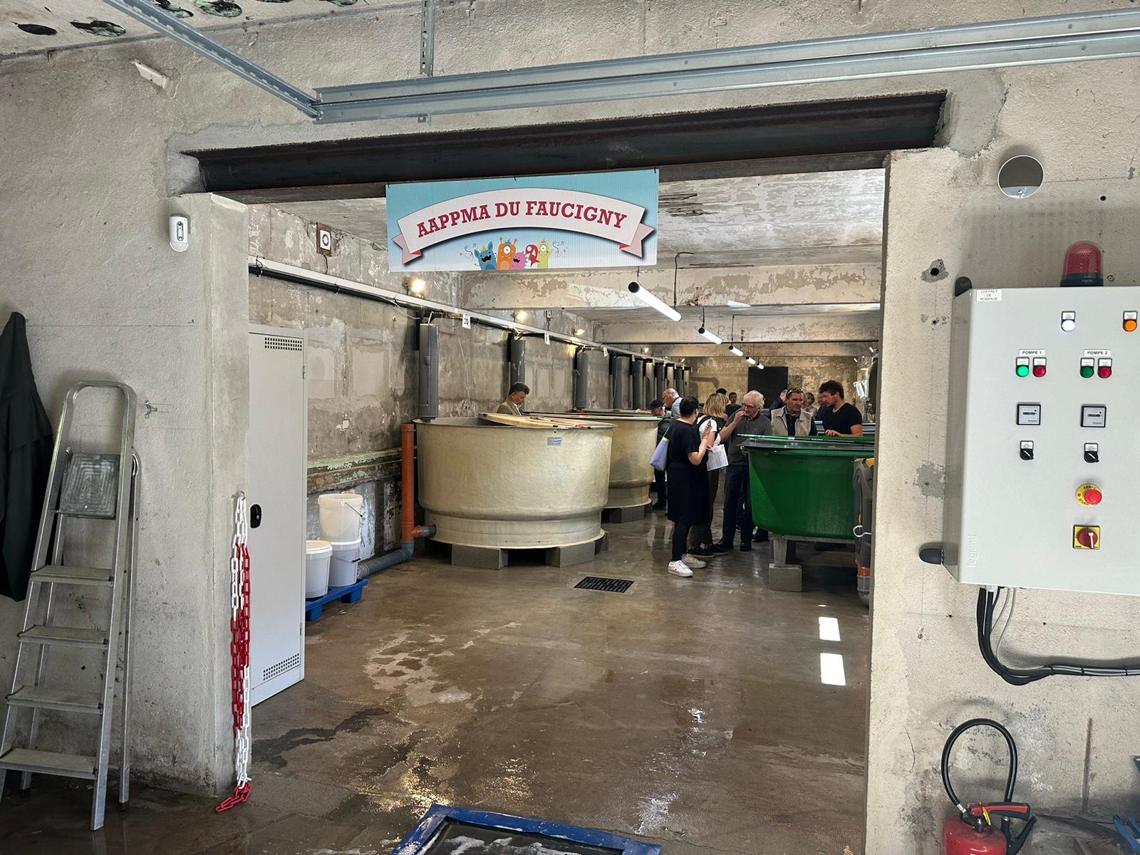 Le Département a effectué une visite à l’écloserie d’Ayze