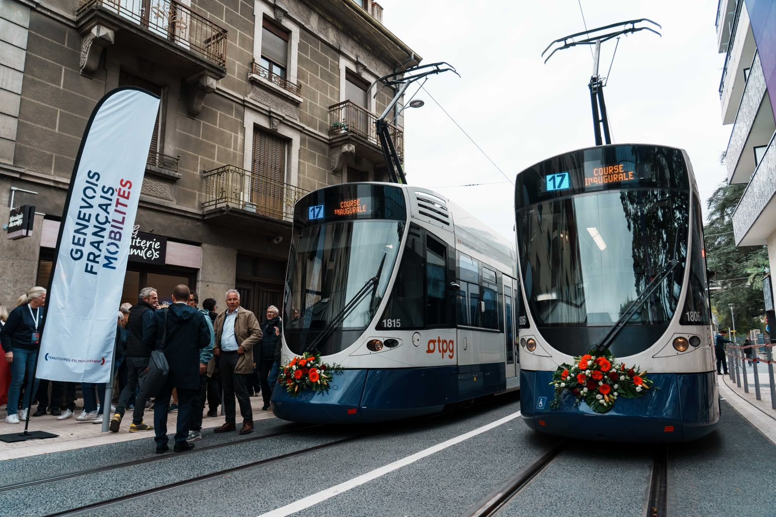 Inauguration du prolongement du tramway d’Annemasse